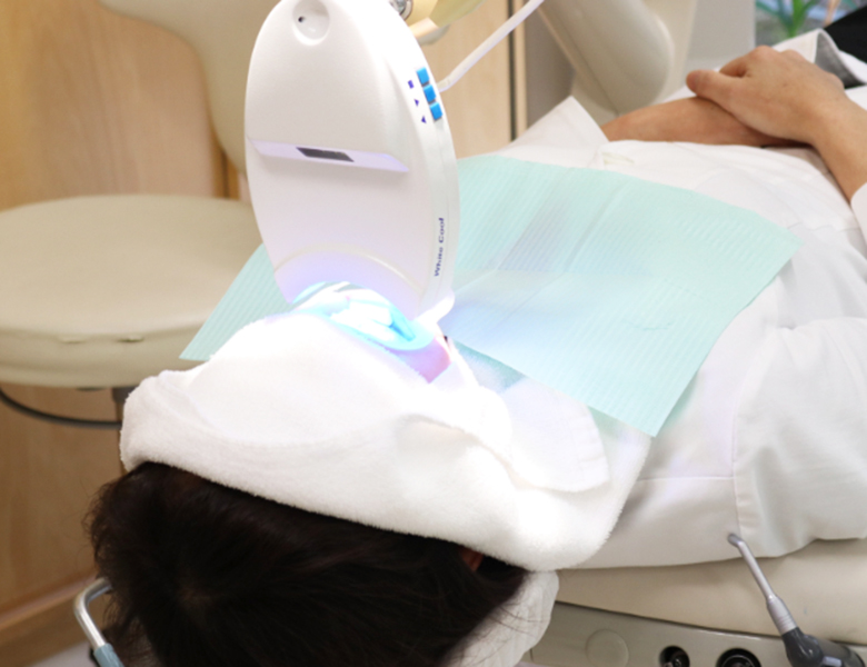守谷(茨城県守谷市)の歯医者、医療法人社団SMILELAND河合歯科でホワイトニング